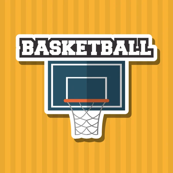 Design der Basketball-Ikone — Stockvektor