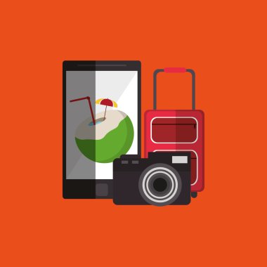 Tatil simgesi tasarım