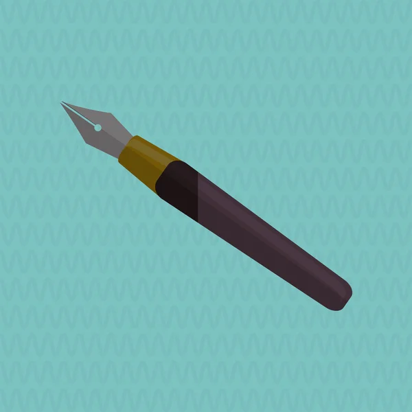 Design icona penna — Vettoriale Stock