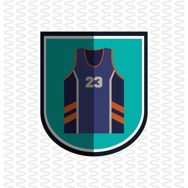 Diseño de icono de baloncesto — Archivo Imágenes Vectoriales