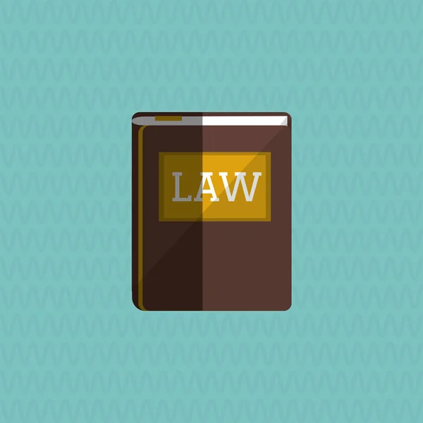 Design von Rechts- und Gerechtigkeitsbüchern — Stockvektor