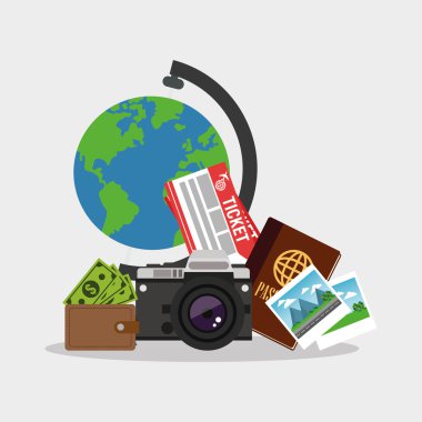 seyahat etmek simge tasarım