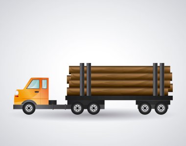 Kamyon simgesi tasarım