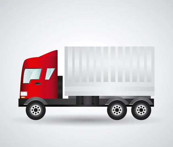 Design der LKW-Ikone — Stockvektor