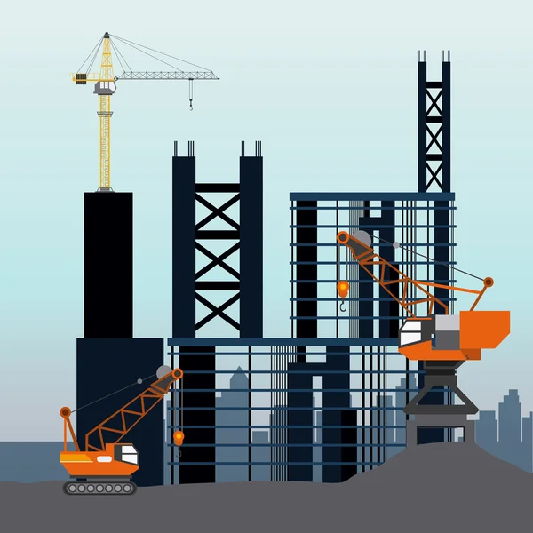 En construcción diseño — Vector de stock