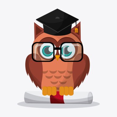 Baykuş simgesi tasarım