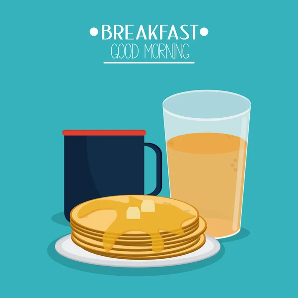 Breakfast icon design — Stock Vector