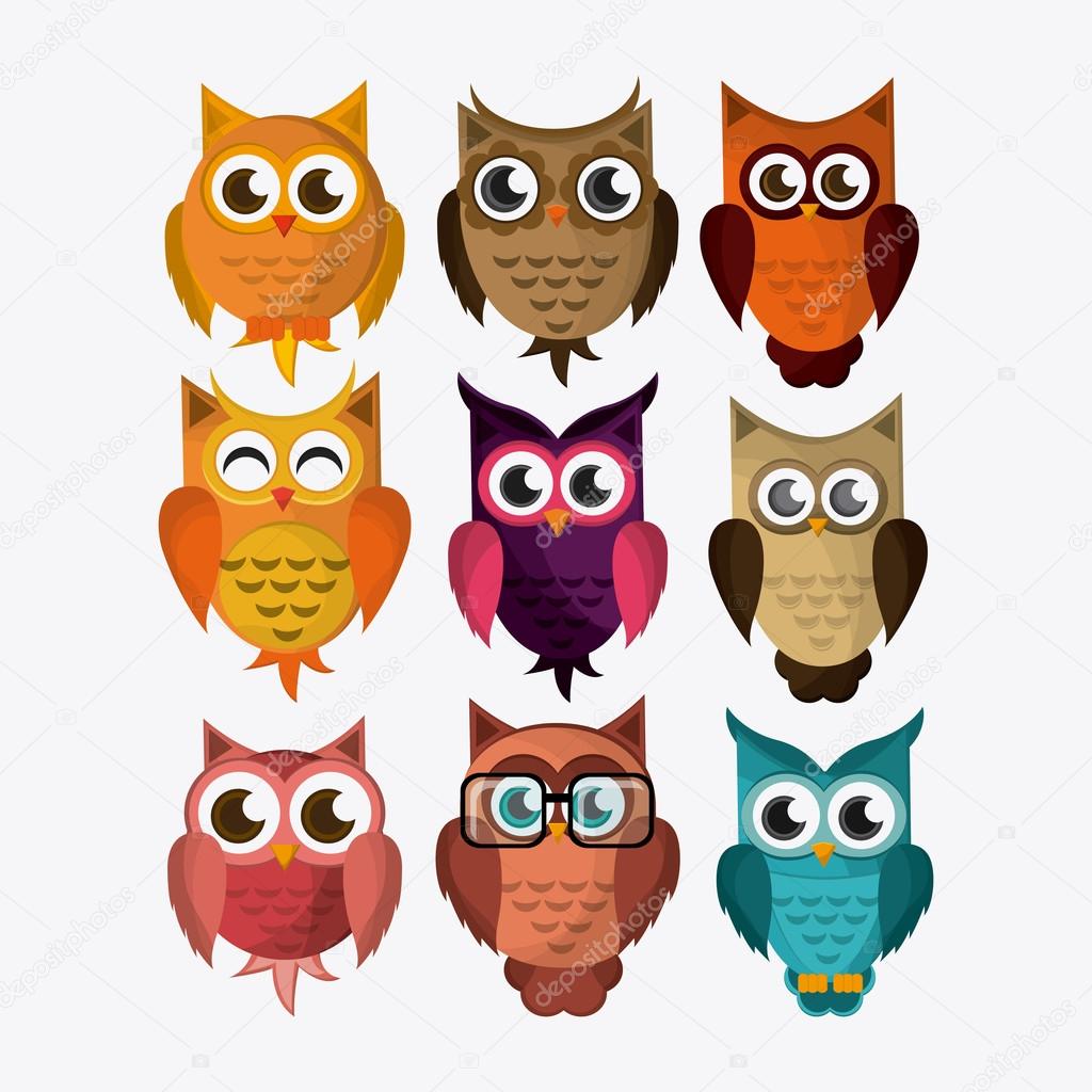 Owl icon design