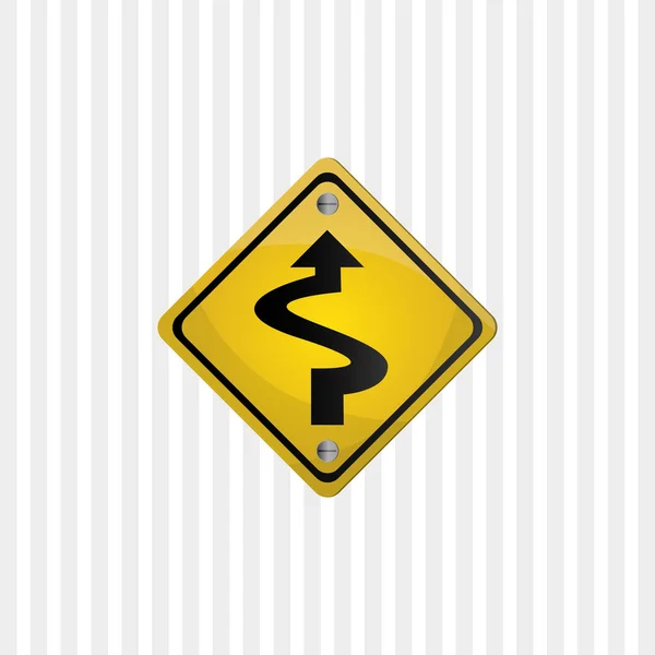 Дорожній знак дизайн — стоковий вектор