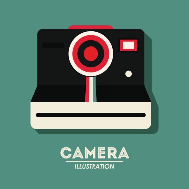 Retro teknoloji tasarım, vektör çizim