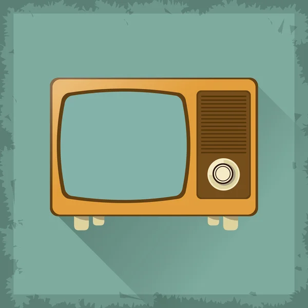 Retro TV design, Vector illustration — Stock Vector