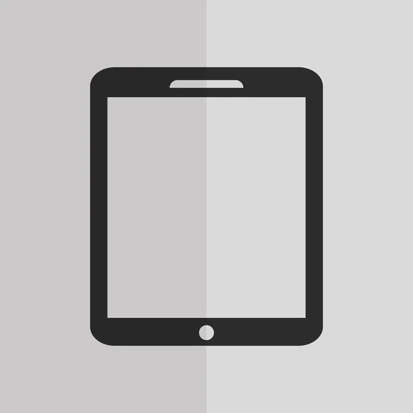 Conception d'icône de tablette, illustration vectorielle — Image vectorielle