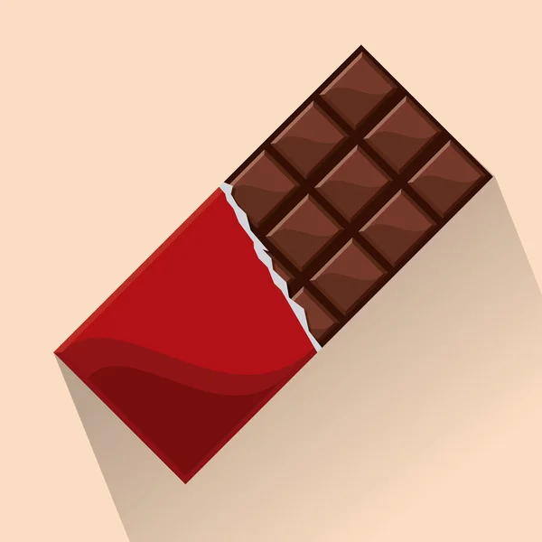 Desenho vetorial de chocolate — Vetor de Stock