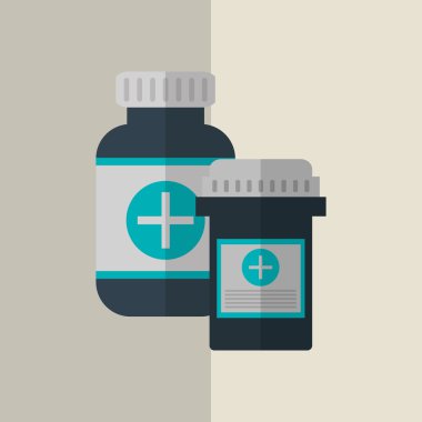 Tıp simgesi tasarım, vektör çizim