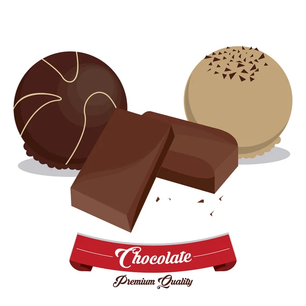巧克力矢量设计 — 图库矢量图片
