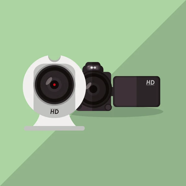 Design icona della fotocamera, illustrazione vettoriale — Vettoriale Stock