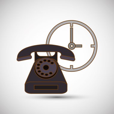 telefon ve müşteri hizmet simgesi tasarım