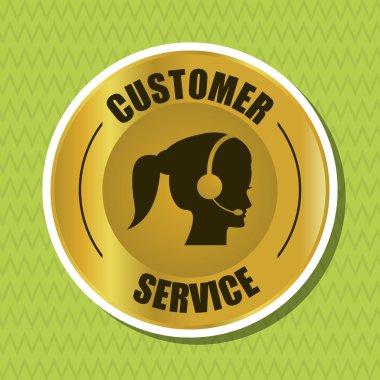 Operatör kadın simgesi tasarım