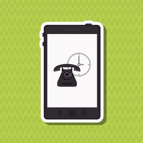 Smartphone pictogram ontwerp — Stockvector