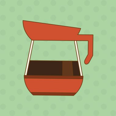 Kahve Dükkanı simgesi tasarım, vektör çizim