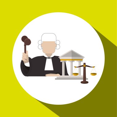 Yargıç simgesi tasarım