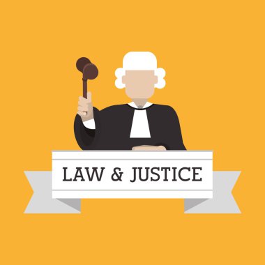 Yargıç simgesi tasarım