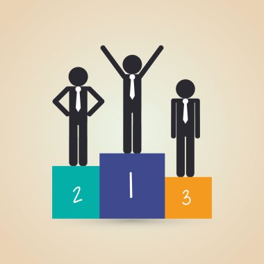 Kazanan ve işadamı tasarım