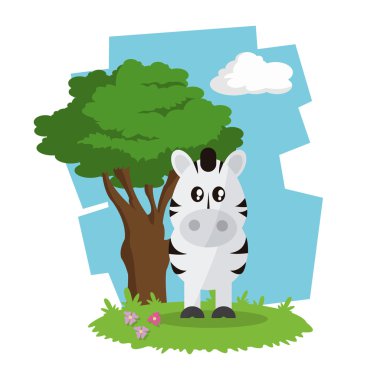 Zebra simgesi tasarım