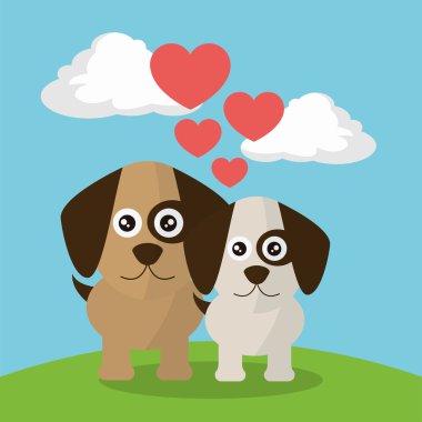 Köpek simgesi tasarım