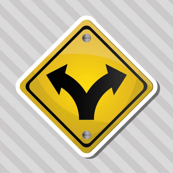 Verkehrszeichengestaltung — Stockvektor