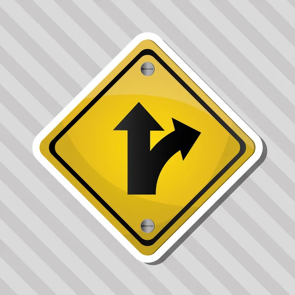 Дизайн дорожных знаков — стоковый вектор