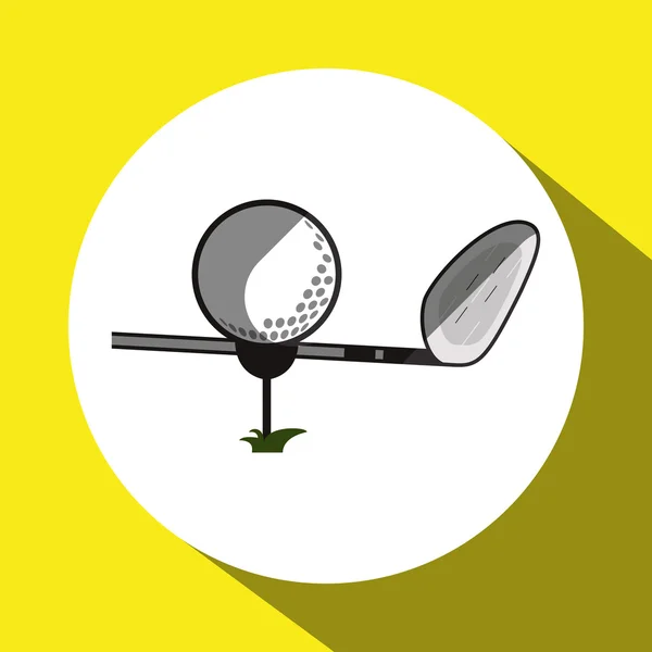Golf ikona designu, ilustracji wektorowych — Wektor stockowy