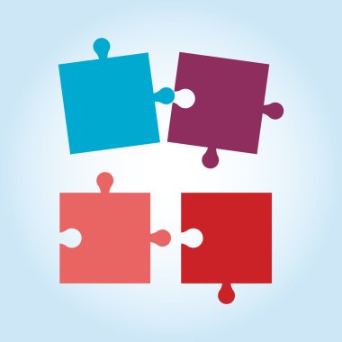 Ekip çalışması bulmaca tasarımı ile