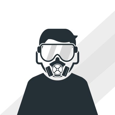 Endüstri güvenlik tasarım, vektör çizim malzemeleri