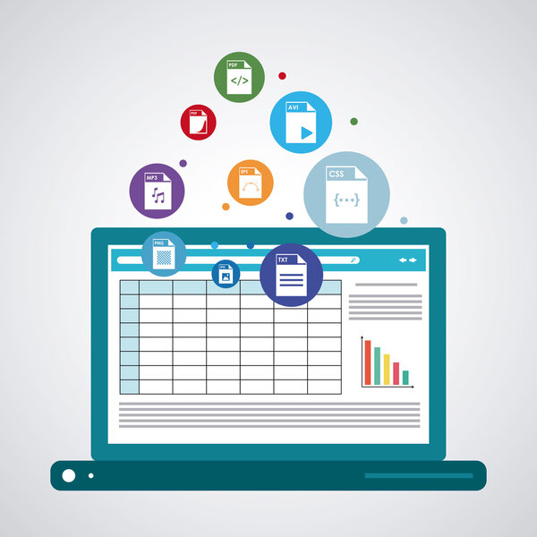 Spreadsheet icon design