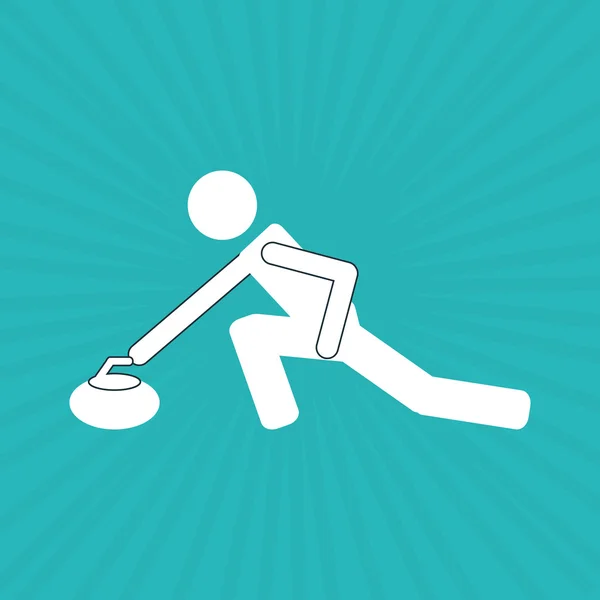 Diseño del deporte del hockey, ilustración del vector — Vector de stock