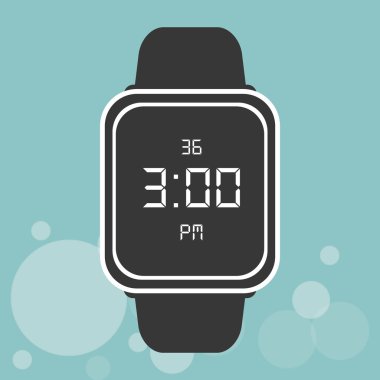 Akıllı izle tasarım, vektör çizim