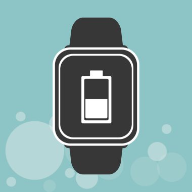 Akıllı izle tasarım, vektör çizim