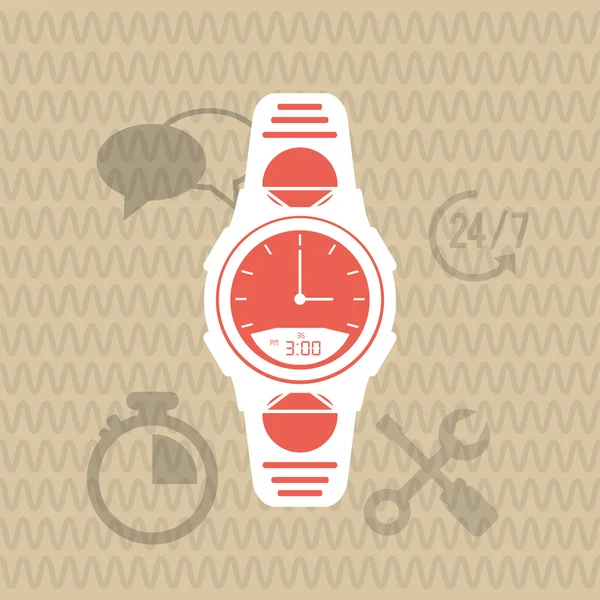 Smartwatch Design, Vektorillustration — Stockvektor