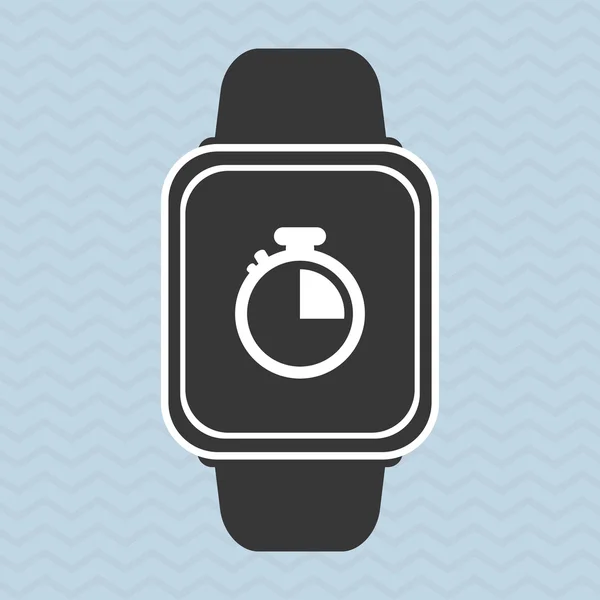 Smart Watch-klocka design, vektor illustration — Stock vektor