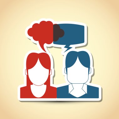 Kabarcık tasarım, vektör çizim ile iletişim