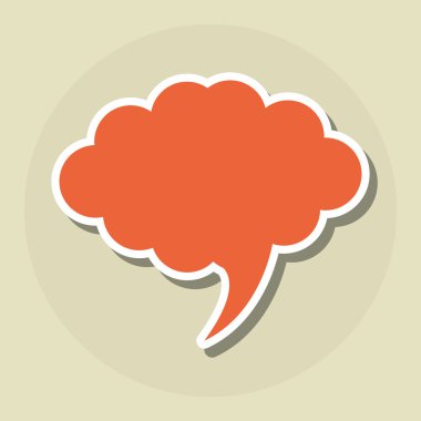 kabarcık simgesi tasarım, vektör çizim