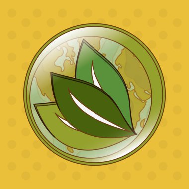 Doğal ve çevre tasarımı, vektör çizim