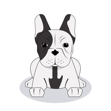 Fransız buldozer tasarım, vektör çizim