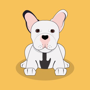 Fransız buldozer tasarım, vektör çizim