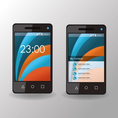 Geometrik arka plan tasarımı, vektör çizim