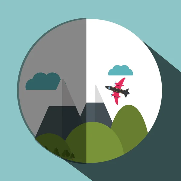 Travel icon design, vector illustration — Stock Vector