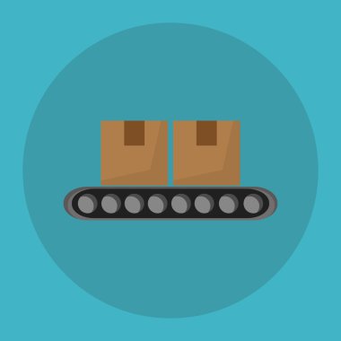 Teslimat simgesi tasarım