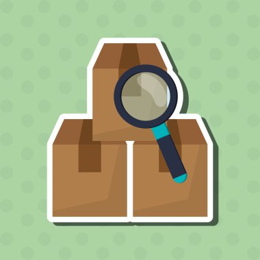 Teslimat simgesi tasarım