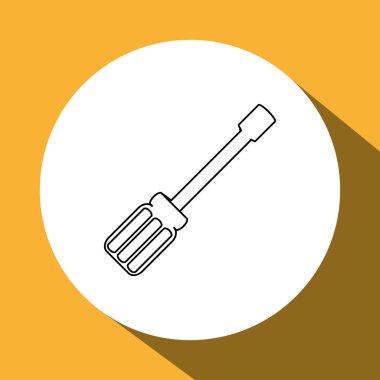 Araçlar simgesi tasarım, vektör çizim